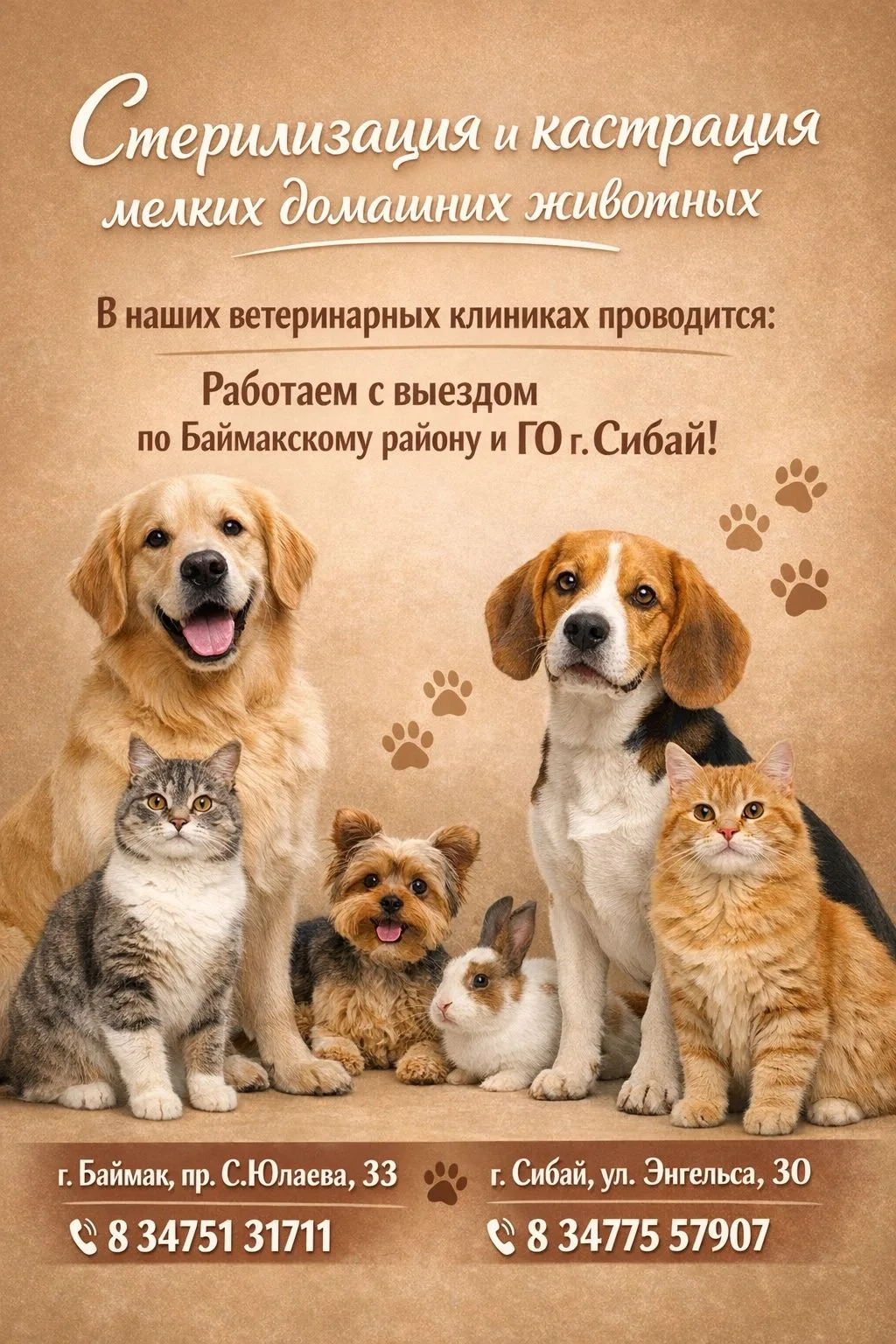 Ветеринарные лечебницы г. Баймак и г. Сибай ГБУ Ветстанция Баймакского района и г. Сиба...