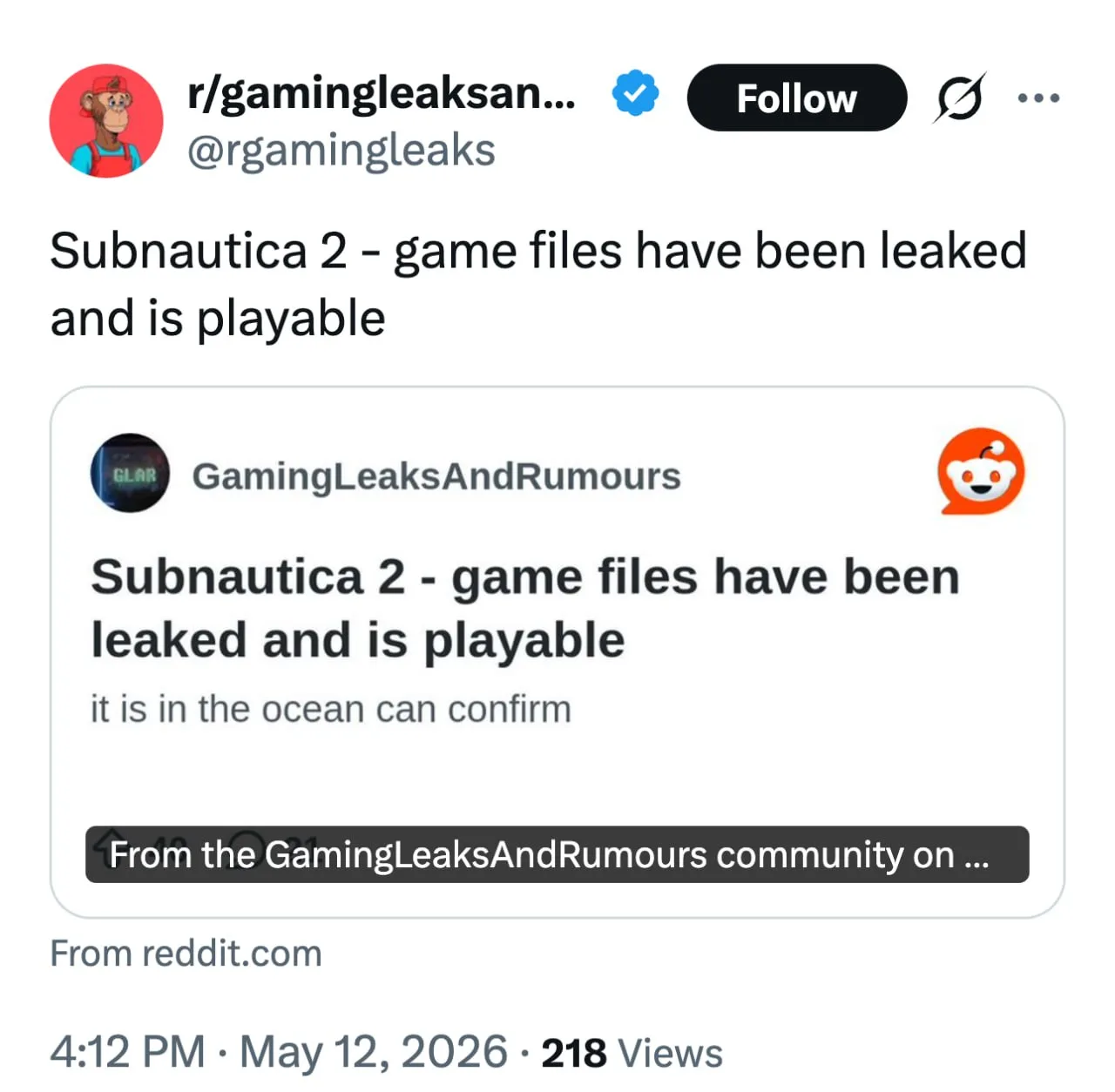 ⚡️Subnautica 2 слили в сеть за два дня до релиза — полную версию игры уже завезли на то...
