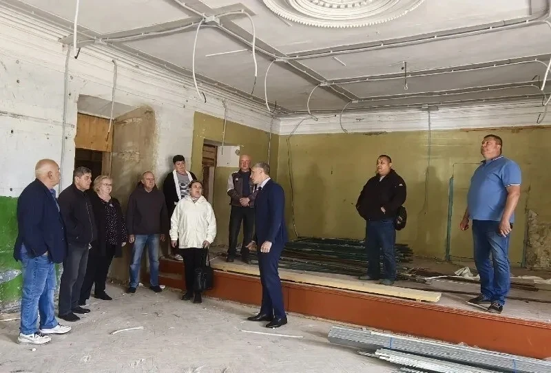 Ремонт краеведческого музея проверили уваровские единороссы