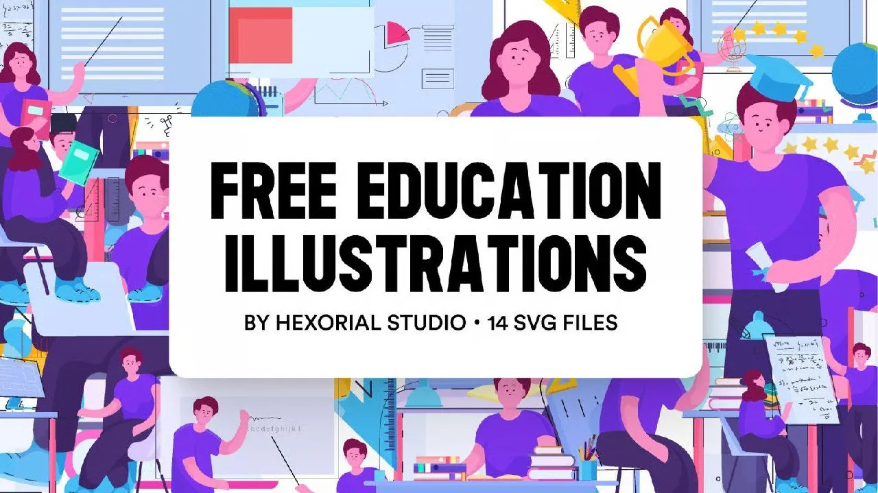 Free Education Illustrations