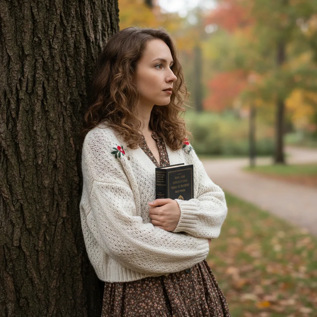 #промт_осень_в_парке #портрет