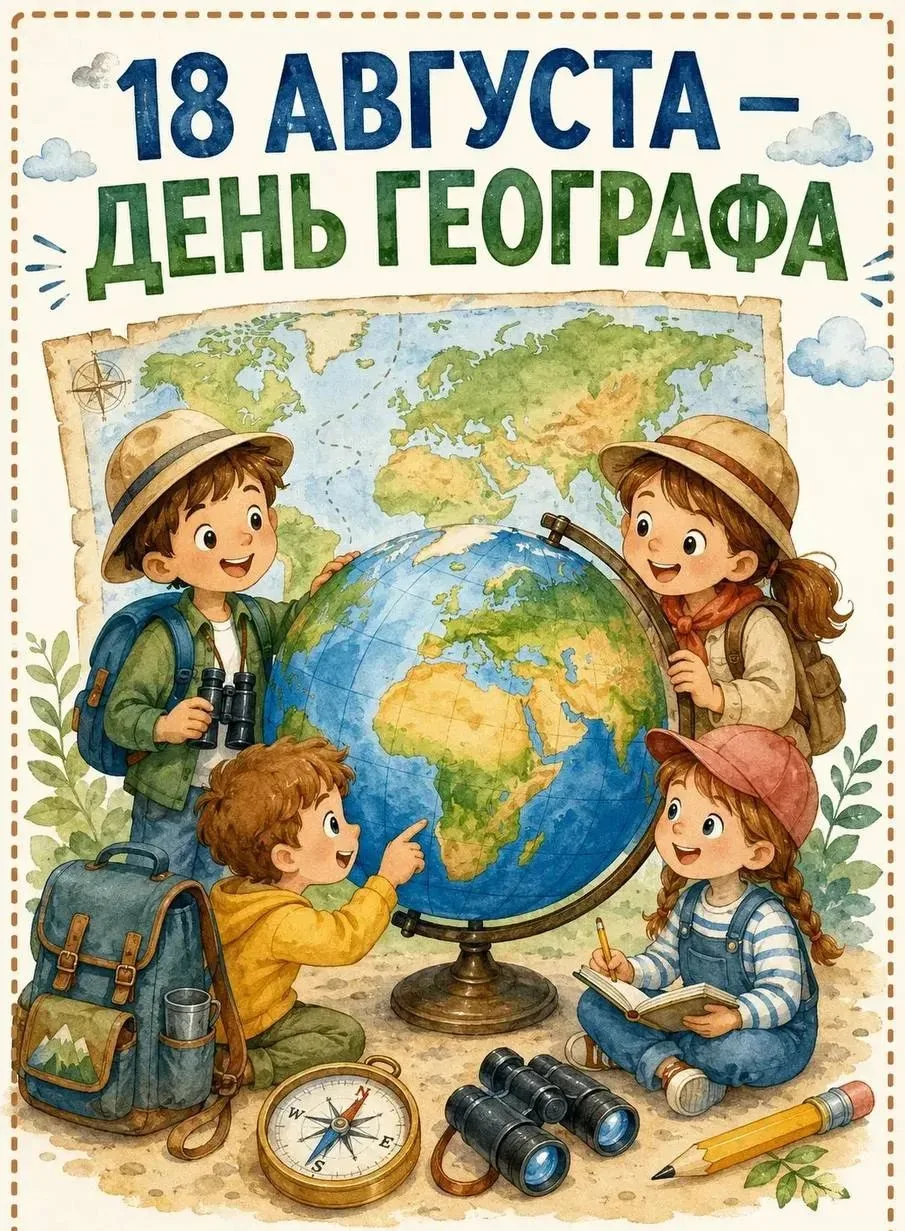 18 августа - День географа 🌐