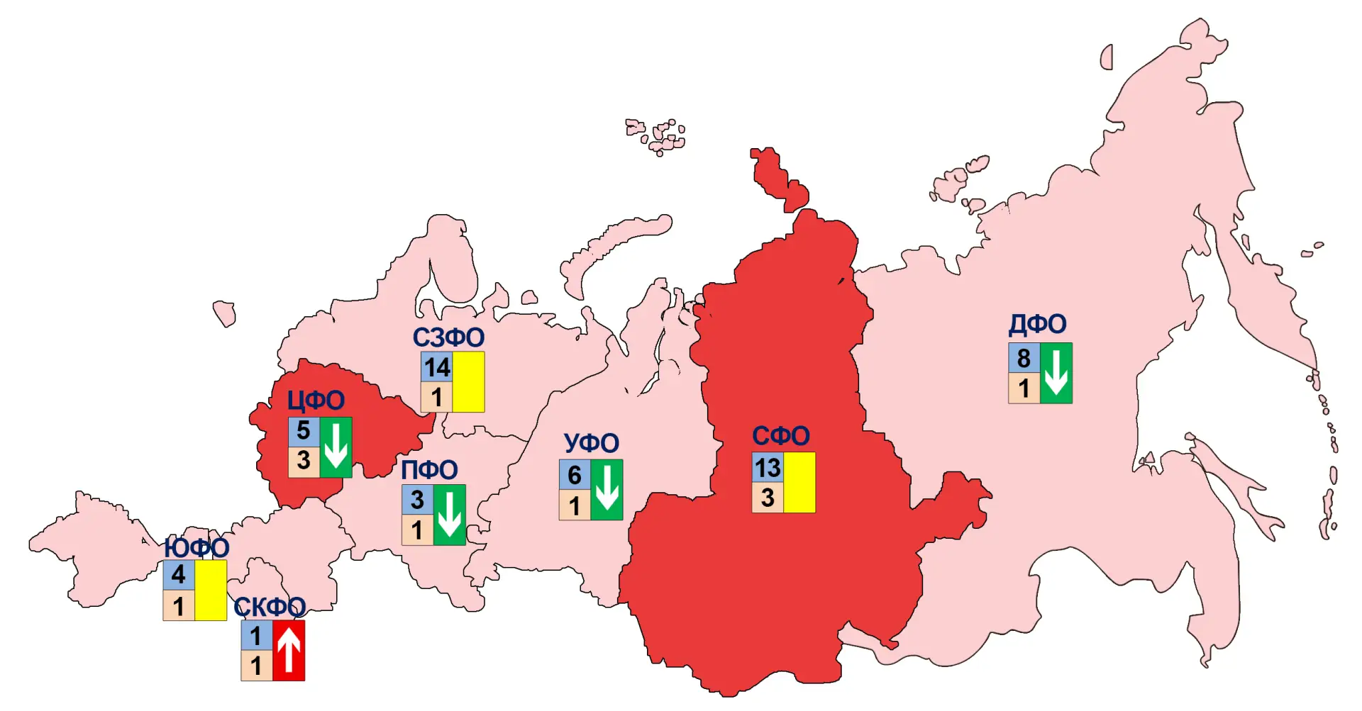 Карта трудовых конфликтов в РФ (22 неделя, 2026 г.)
