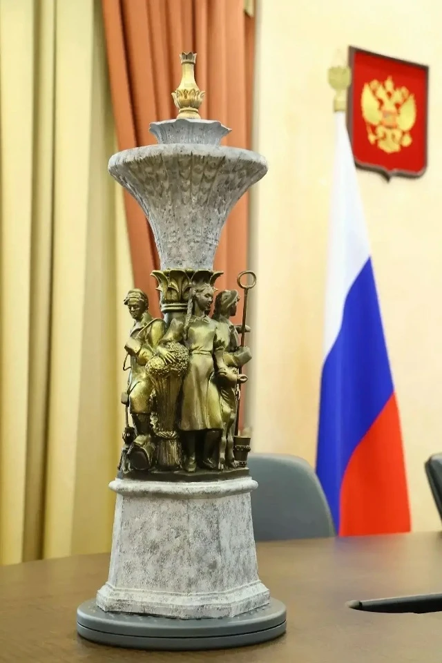 Макет фонтана, который установят в Вологде.