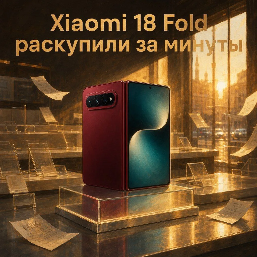 Xiaomi 18 Fold раскупили за минуты, спрос вырос на 310%