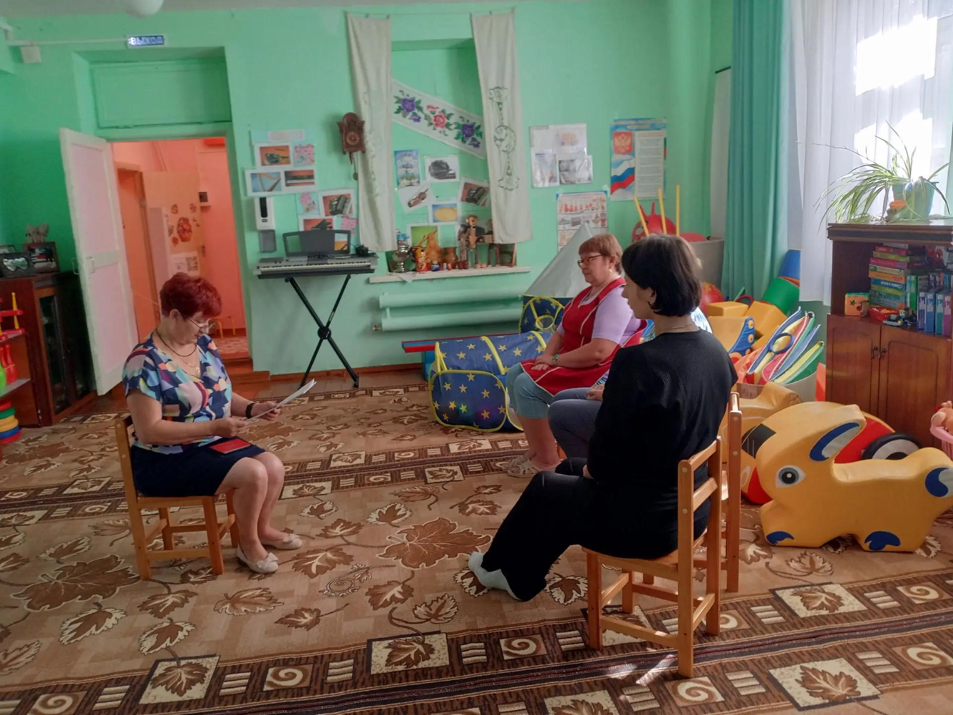 В нашем детском саду прошли  всероссийские учения по отработке алгоритма действий сотру...