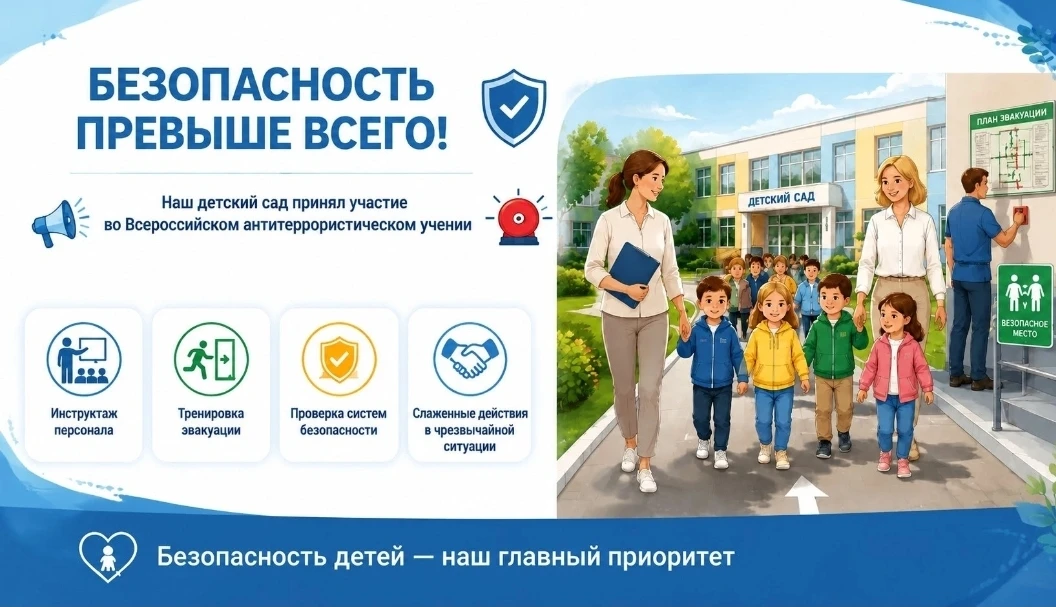Безопасность детей — наш главный приоритет!