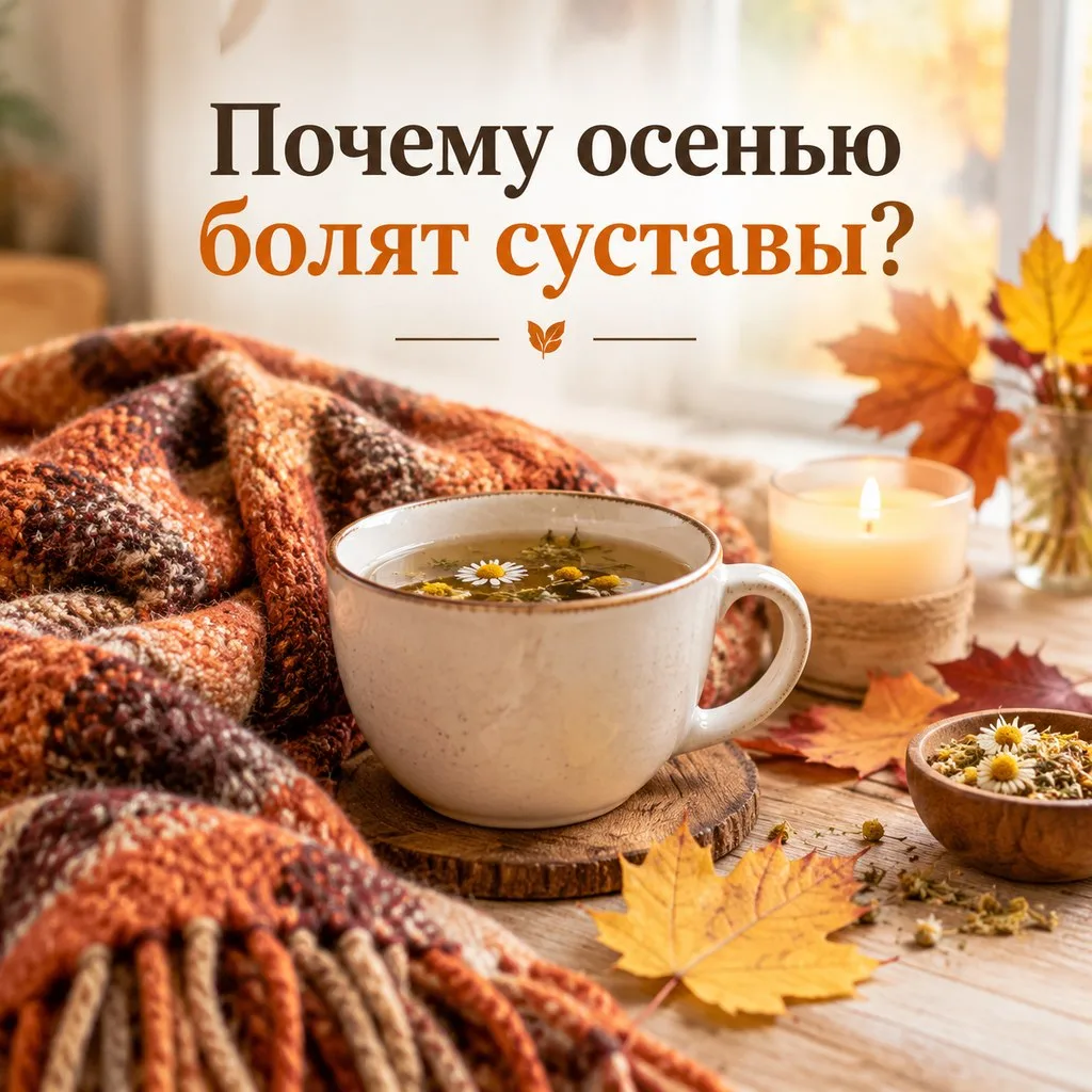 Почему осенью суставы и спина болят сильнее 🍂