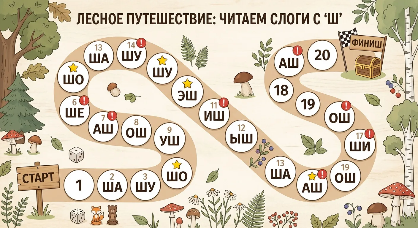 ✅Автоматизация звука Ш. Лесное путешествие