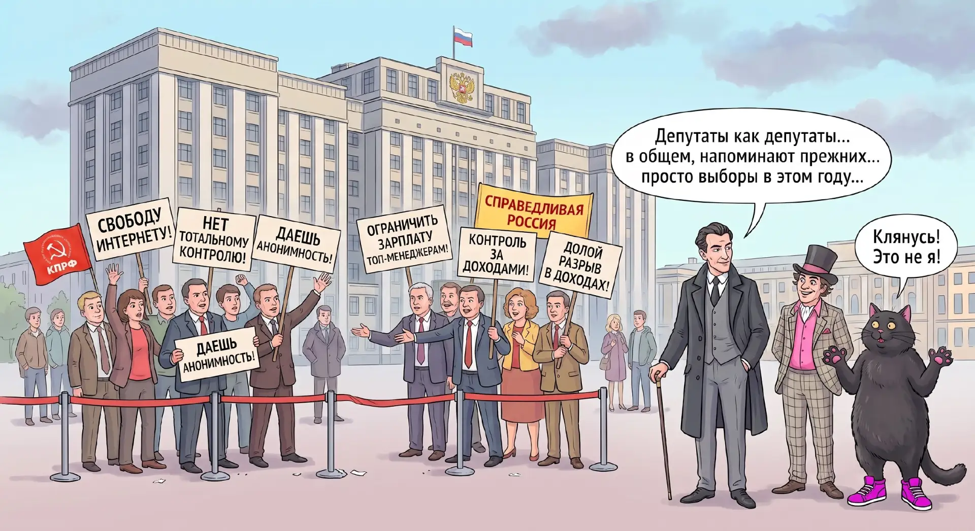 Свобода, равенство, цифра!

Во вторник российские парламентарии массово отправились в ежегодные отпу