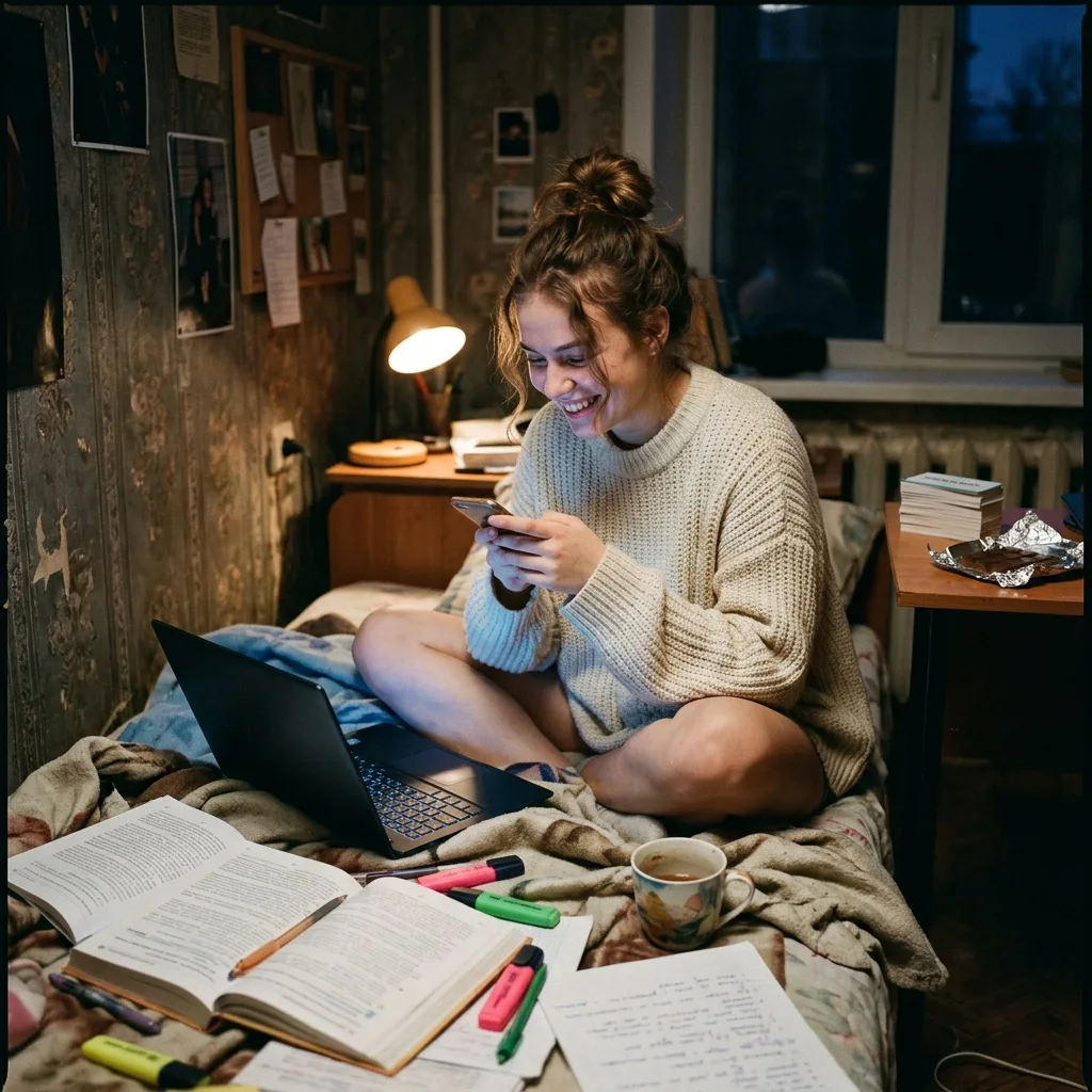 Подруга снова пропала на парах и зачётах, а день рождения уже на носу? 🎓