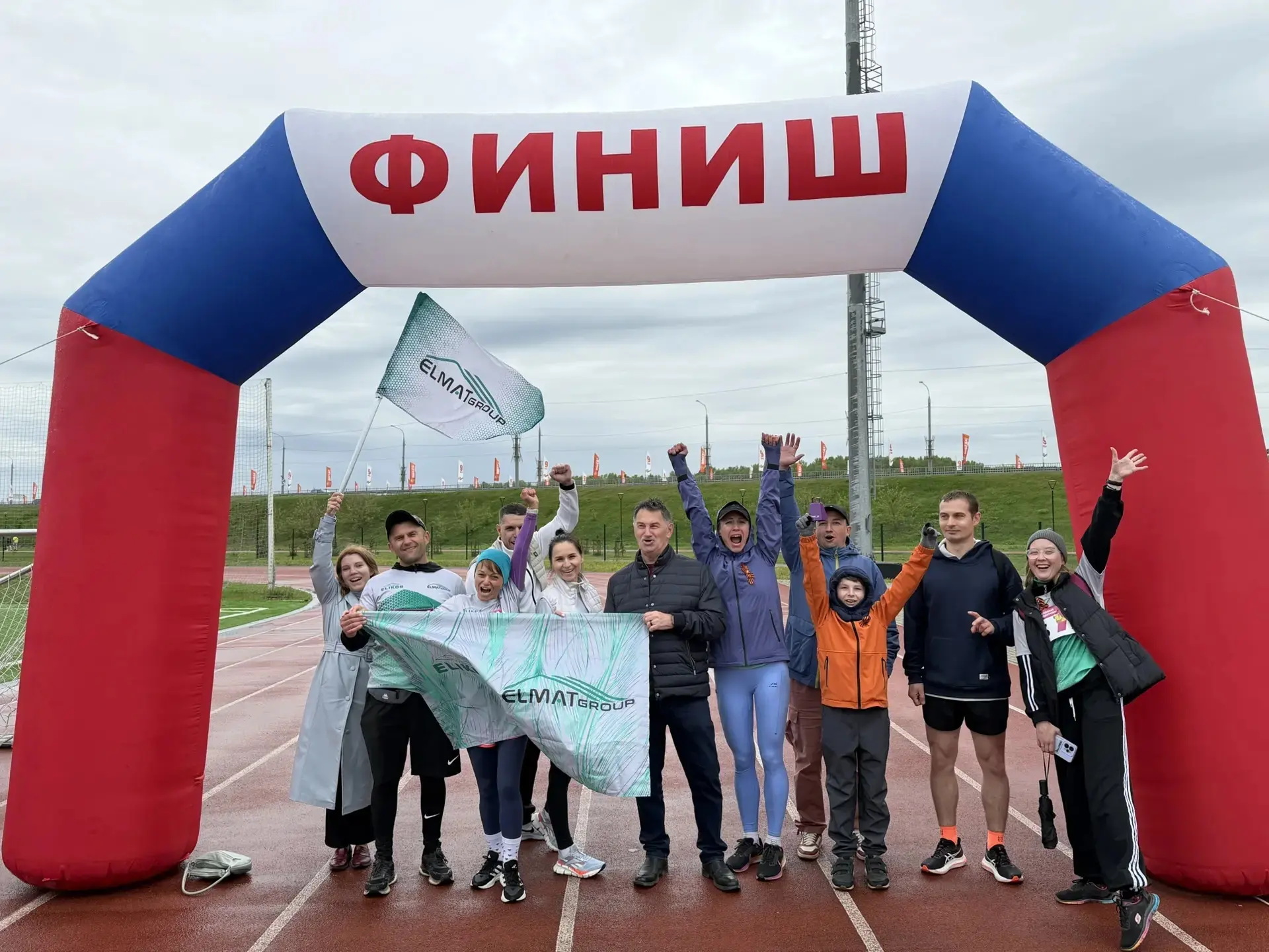Сегодня прошла легкоатлетическая эстафета