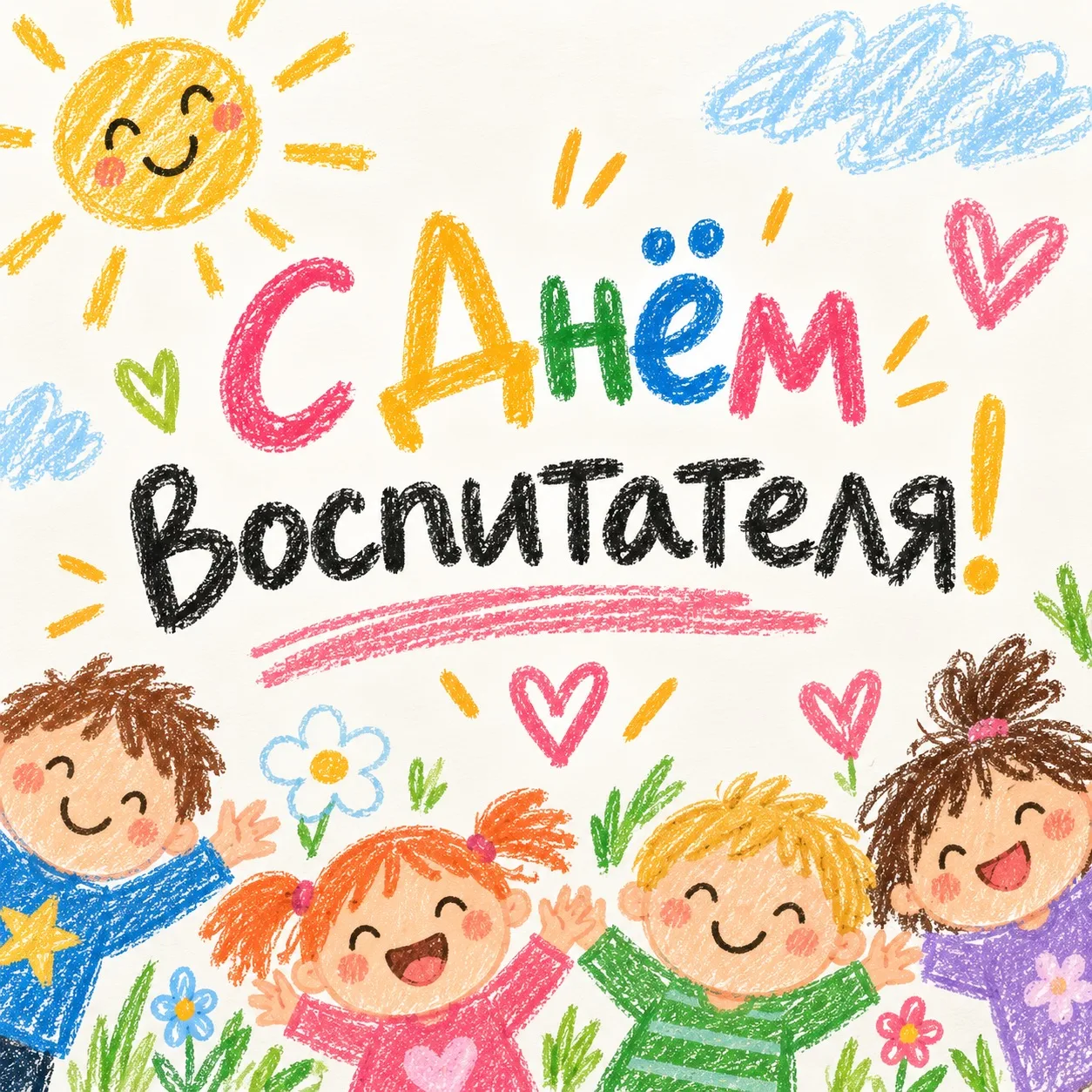 🌷С ДНЁМ ВОСПИТАТЕЛЯ!