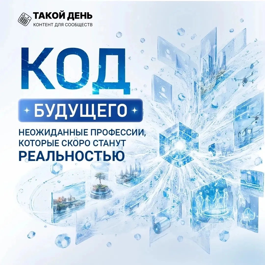 Код будущего. 
Неожиданные профессии, которые скоро станут реальностью