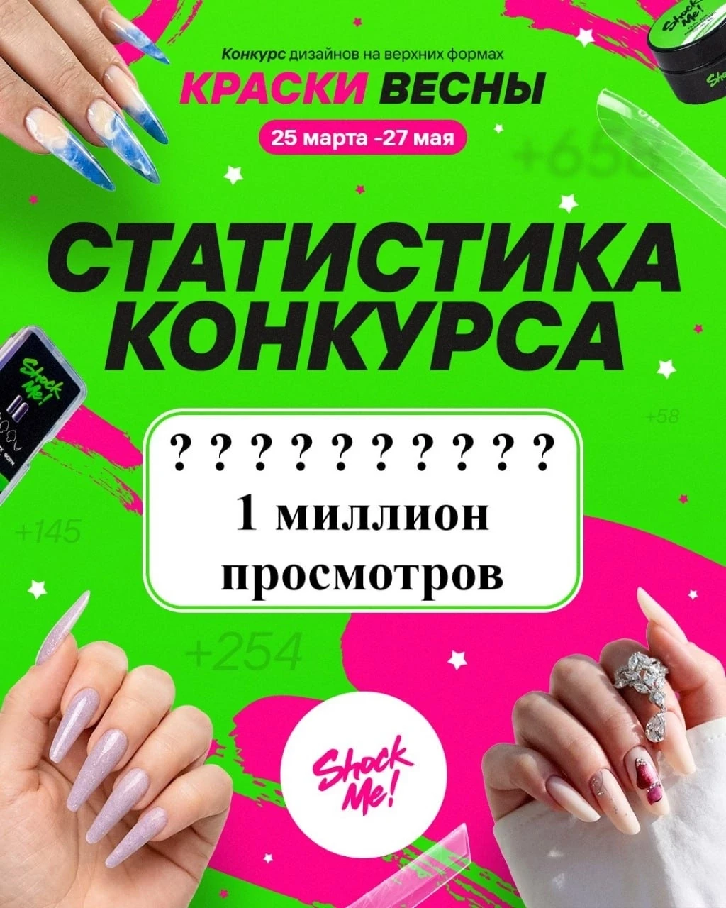 Давайте вспомним про одну из дополнительных номинаций: "Лям просмотров!"

В ее рамках конкурсный пос