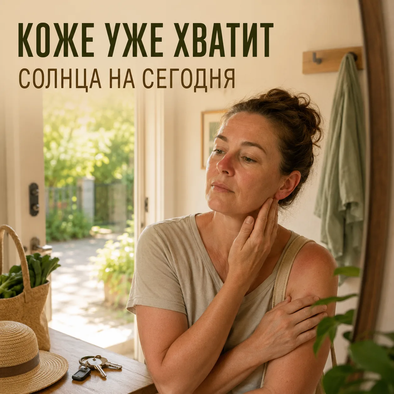 КОЖЕ УЖЕ ХВАТИТ СОЛНЦА: КАК ПОНЯТЬ ЭТО НЕ ТОЛЬКО НА ПЛЯЖЕ
«Да я же всего на час вышел».
На даче. На 