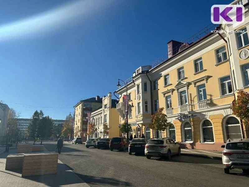 Пешеходную зону в центре Сыктывкара открыли для машин