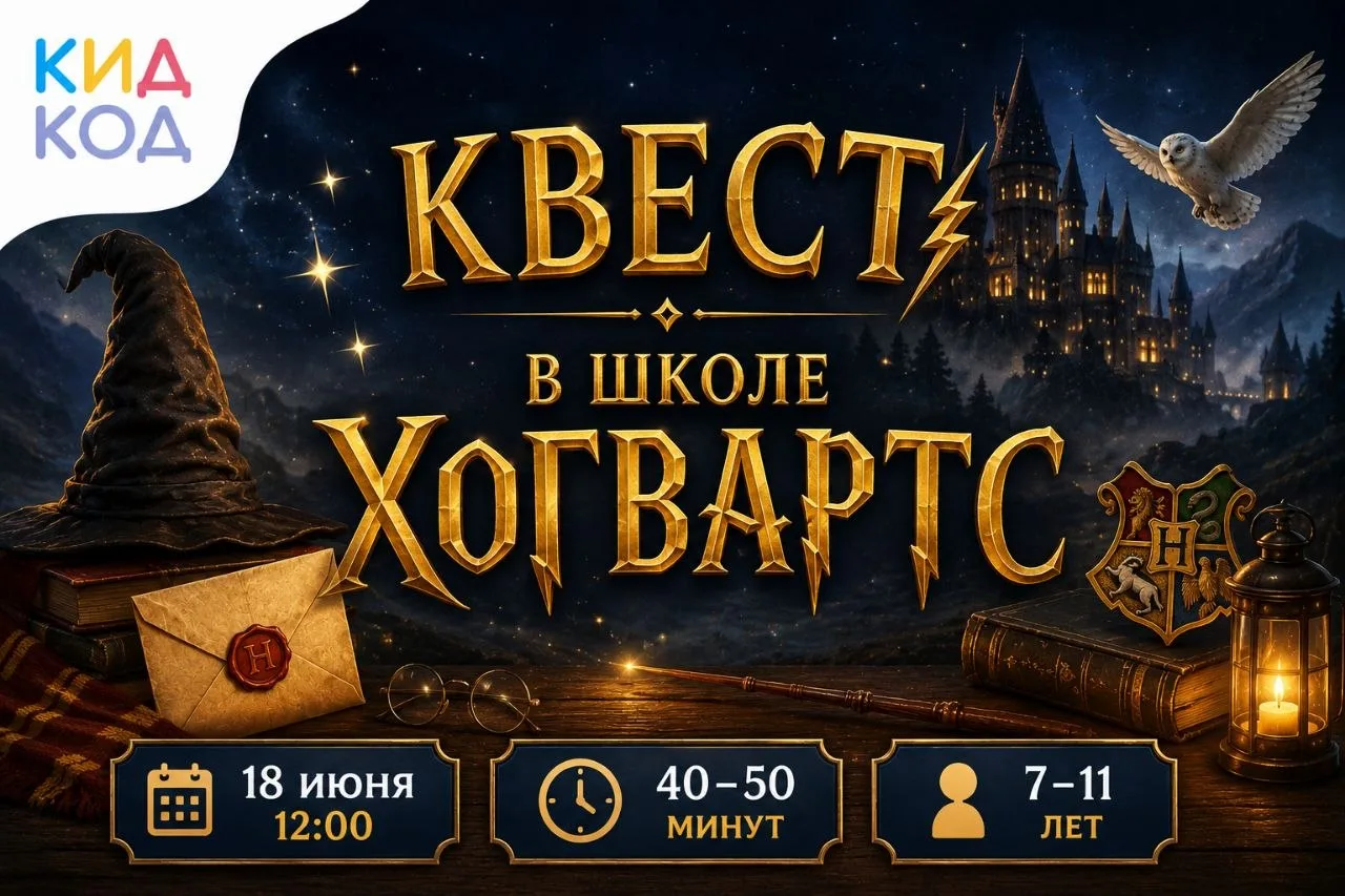 🪄 Кид Код приглашает юных волшебников на магический квест!