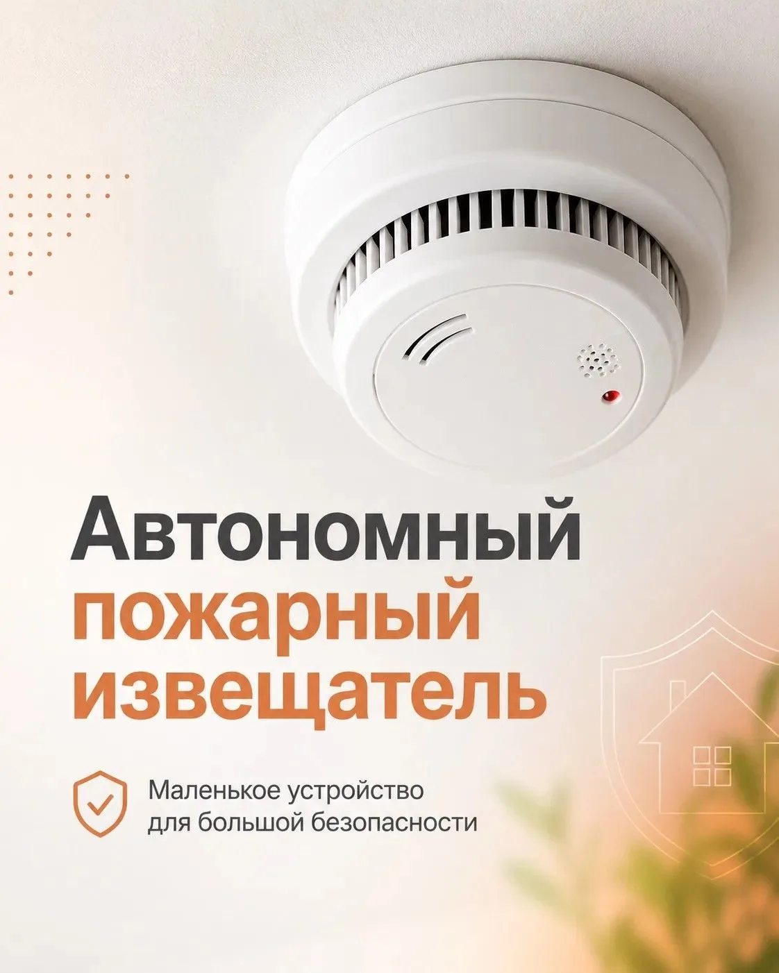 Пожарный извещатель — маленькое устройство для большой безопасности