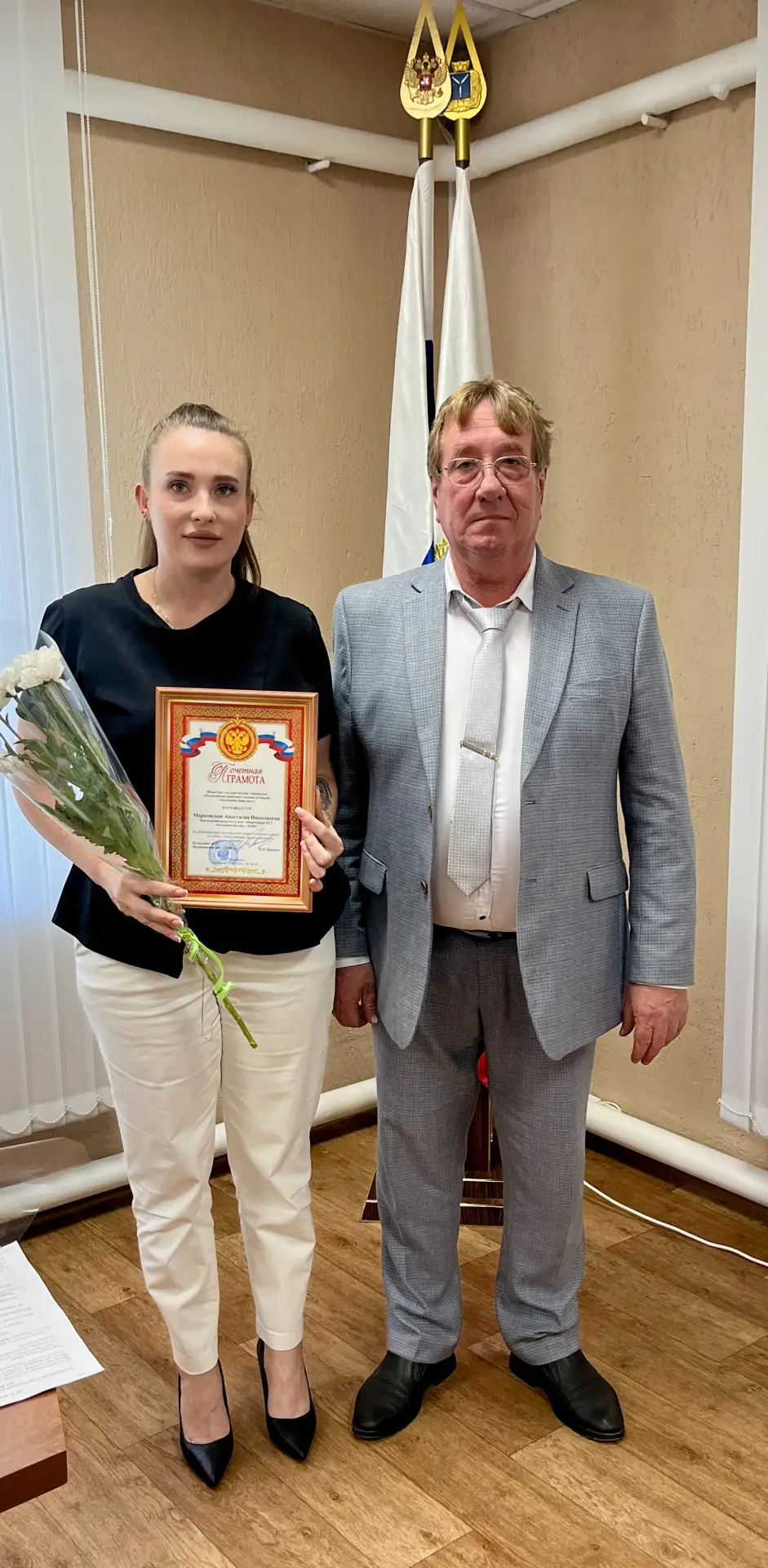 Сегодня в Калининской районной станции по борьбе с болезнями животных состоялось торжес...