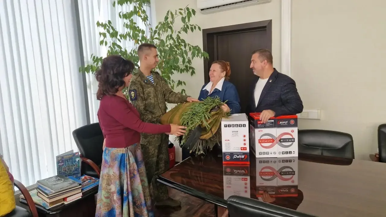 Передали гуманитарную помощь для наших бойцов в Тульскую дивизию ВДВ.