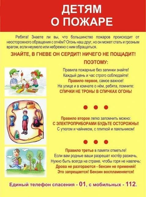 Что обязательно нужно знать!!!

👉 Не прячься! Если в доме начался пожар, нельзя прятаться под крова