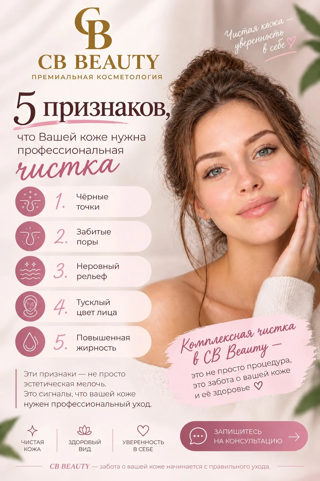 КОЖА ПОСЛЕ КОМПЛЕКСНОЙ ЧИСТКИ ✨