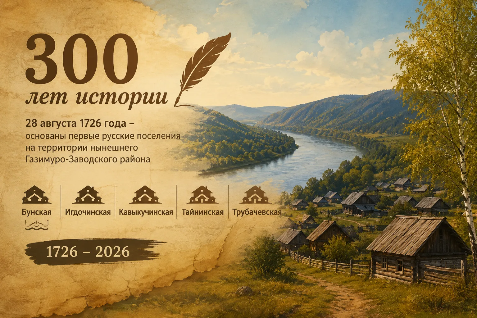 🏡 300 лет истории: первые русские поселения на Газимуре