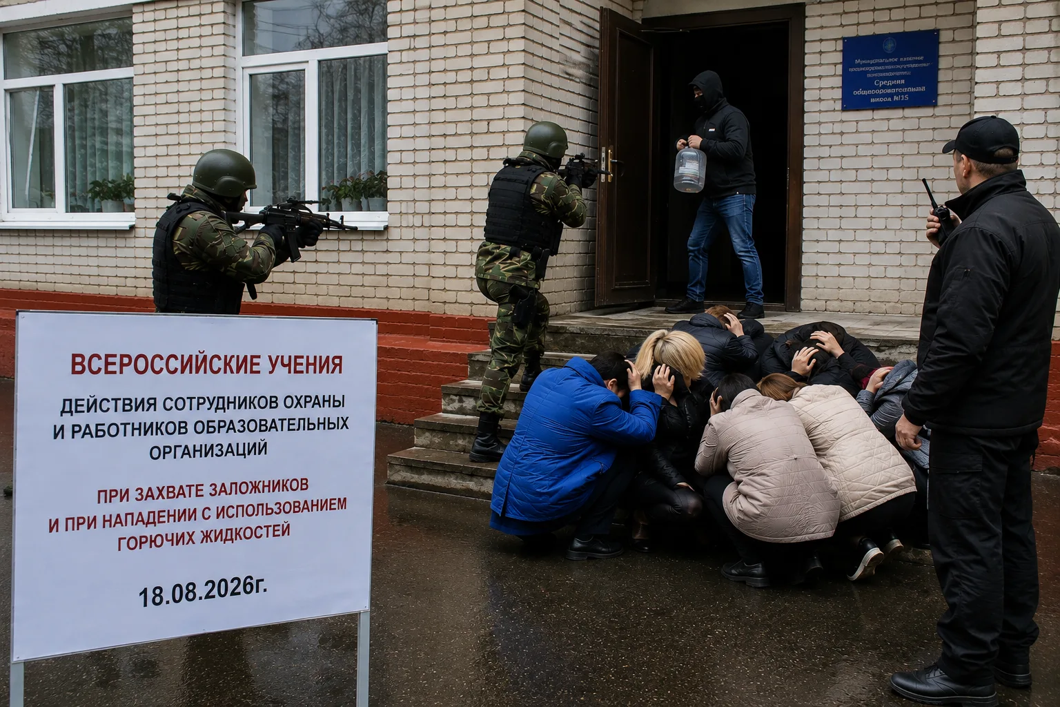 18 августа 2026 года в образовательной организации прошли всероссийские учения по отраб...