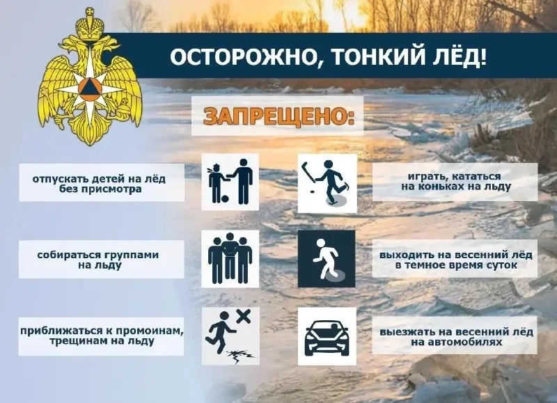 ОСТОРОЖНО, ТОНКИЙ ЛЕД!