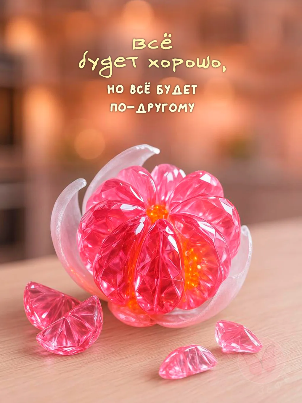 Не пытайся угадать будущее. Поменяются декорации, люди, и главное - ты сама станешь другой. Не забив