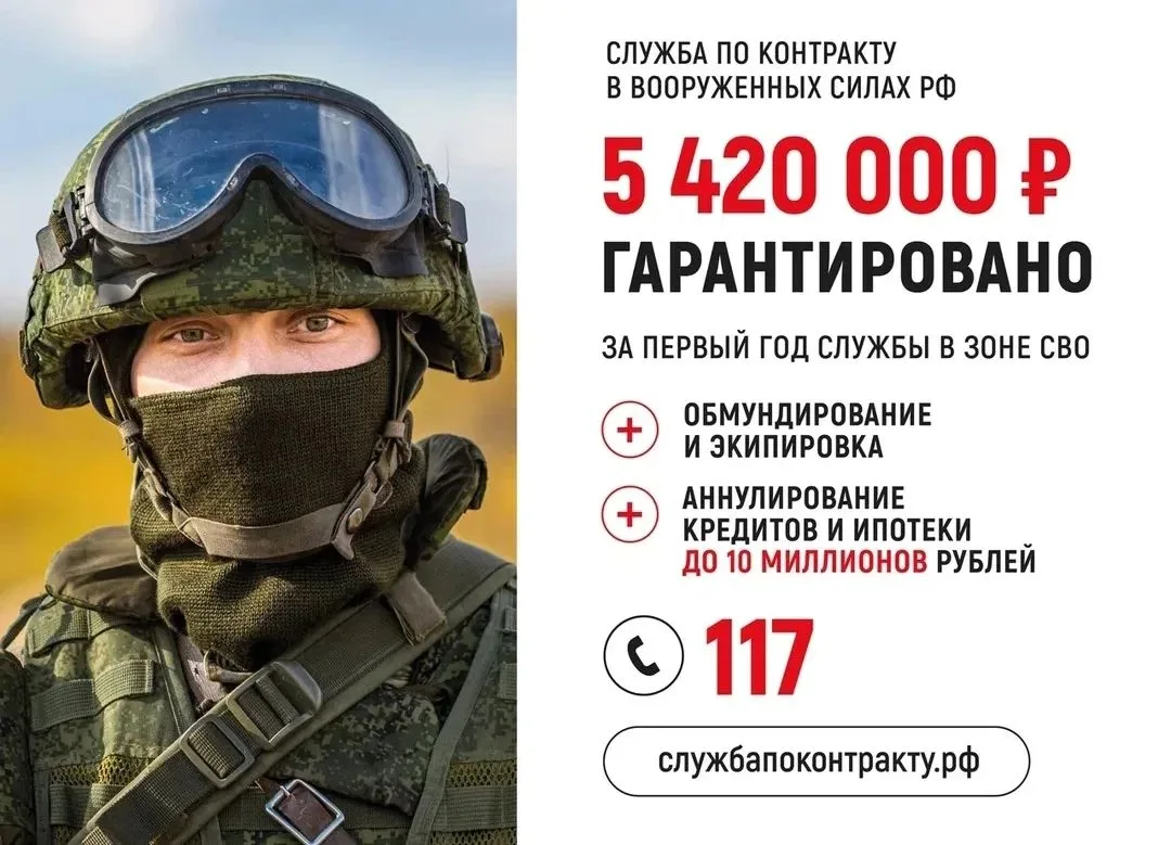 Подробности о том, как стать военнослужащим по контракту – в личном кабинете на сайте М...