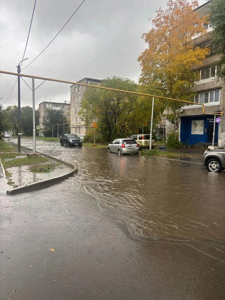 Затопило дороги