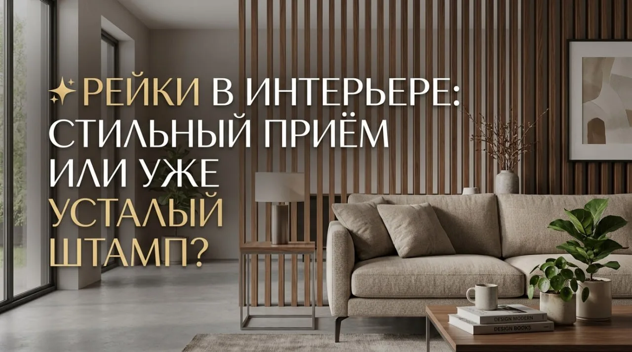 ✨ РЕЙКИ В ИНТЕРЬЕРЕ: СТИЛЬНЫЙ ПРИЁМ ИЛИ УЖЕ УСТАЛЫЙ ШТАМП?