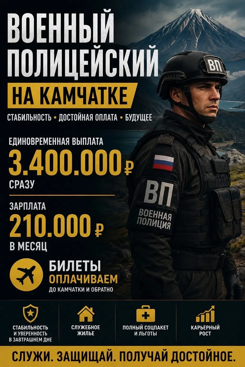 ВОЕННЫЙ ПОЛИЦЕЙСКИЙ — КАМЧАТКА