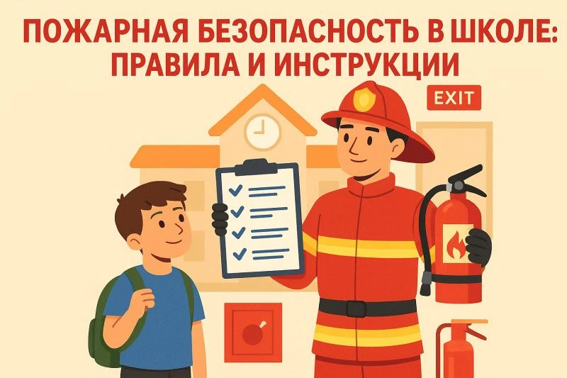 Вспомним правила пожарной безопасности в  начале учебного года