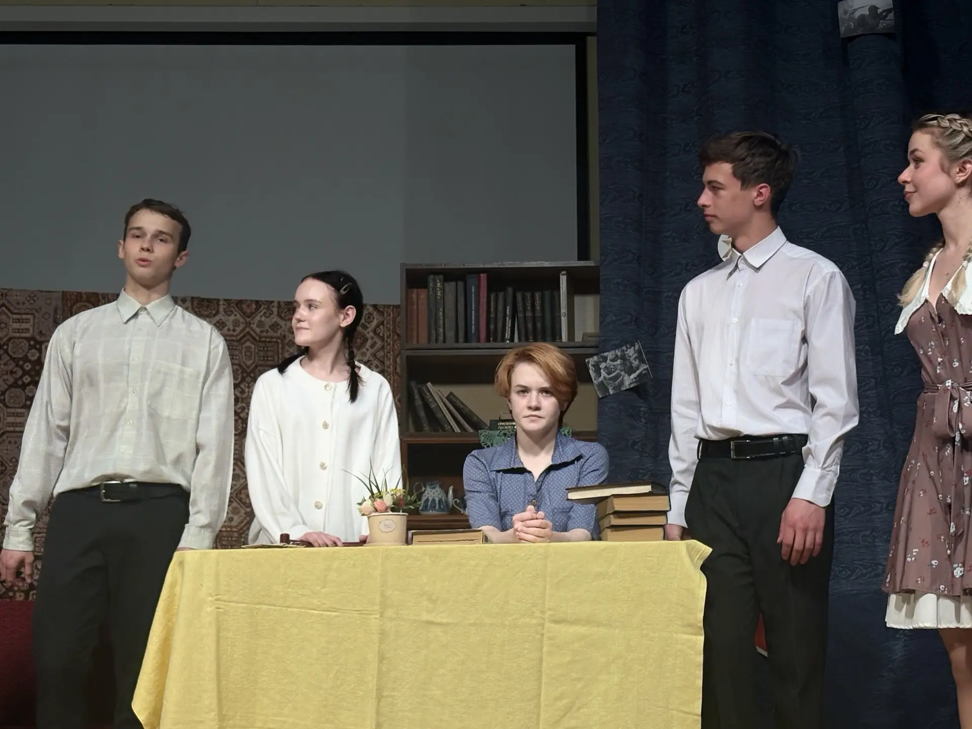 Сегодня у нашего школьного театра «Перспектива» – знаменательный день! 🎭  Состоялась долгожданная пр