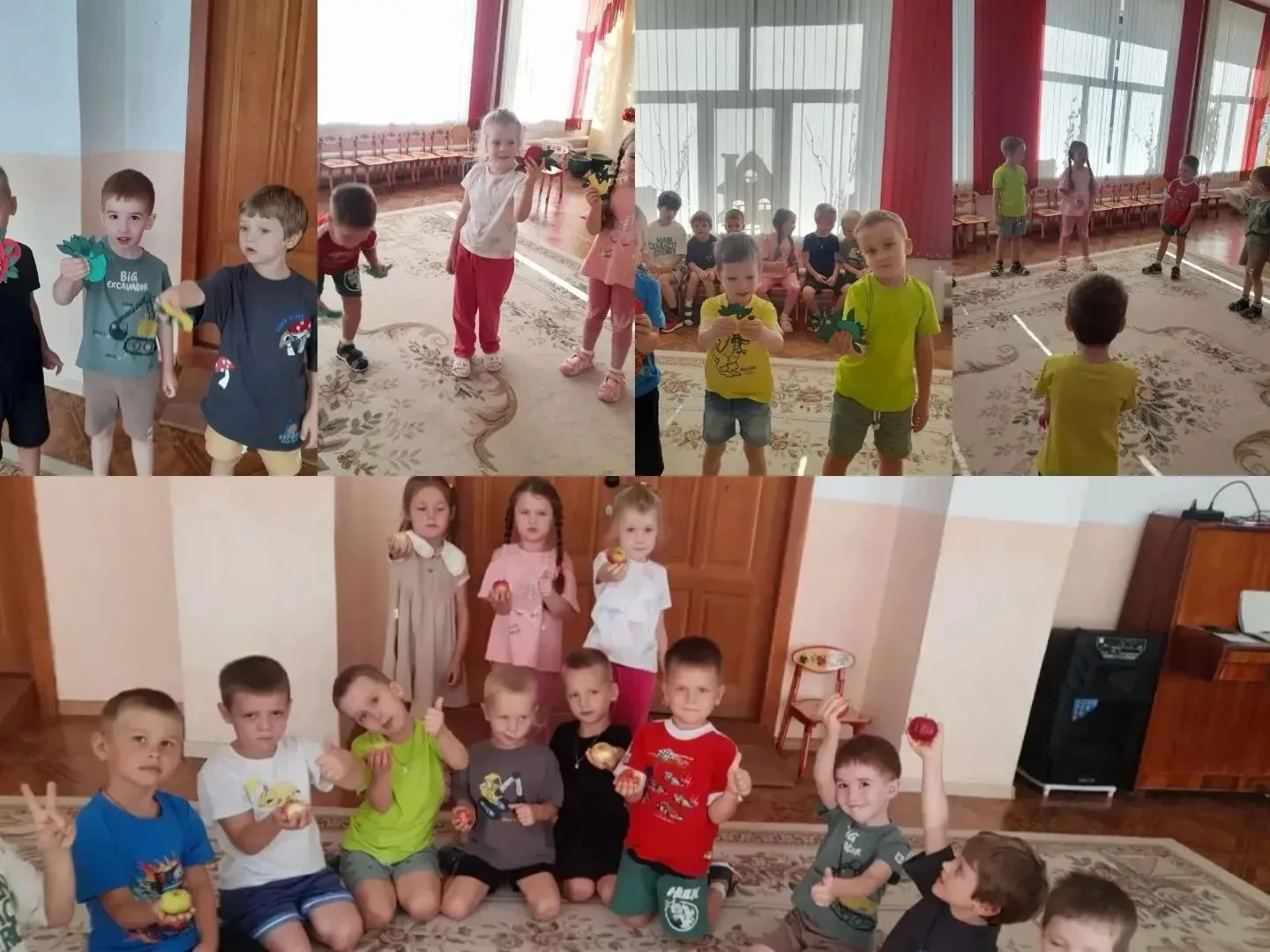 В старшей группе "Почемучки" прошёл весёлый и познавательный праздник — Яблочный Спас!�...