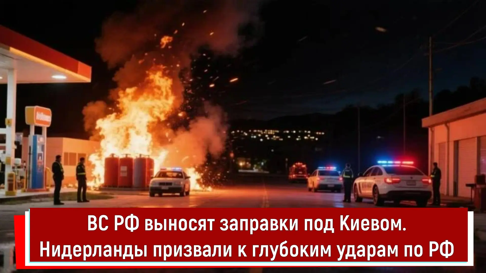 ВС РФ выносят заправки под Киевом. Нидерланды призвали к глубоким ударам по РФ