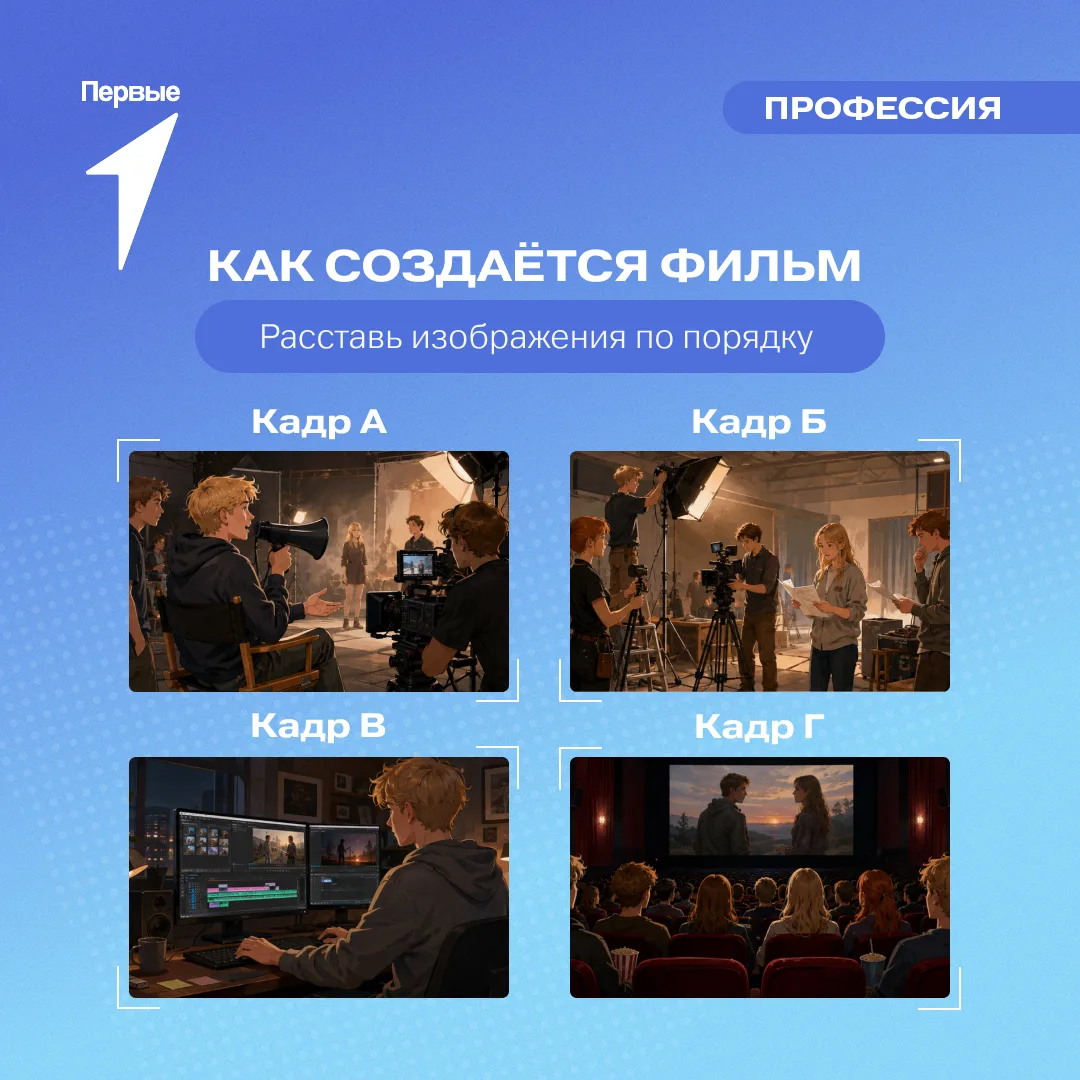 🎬 Собери фильм по кадрам!