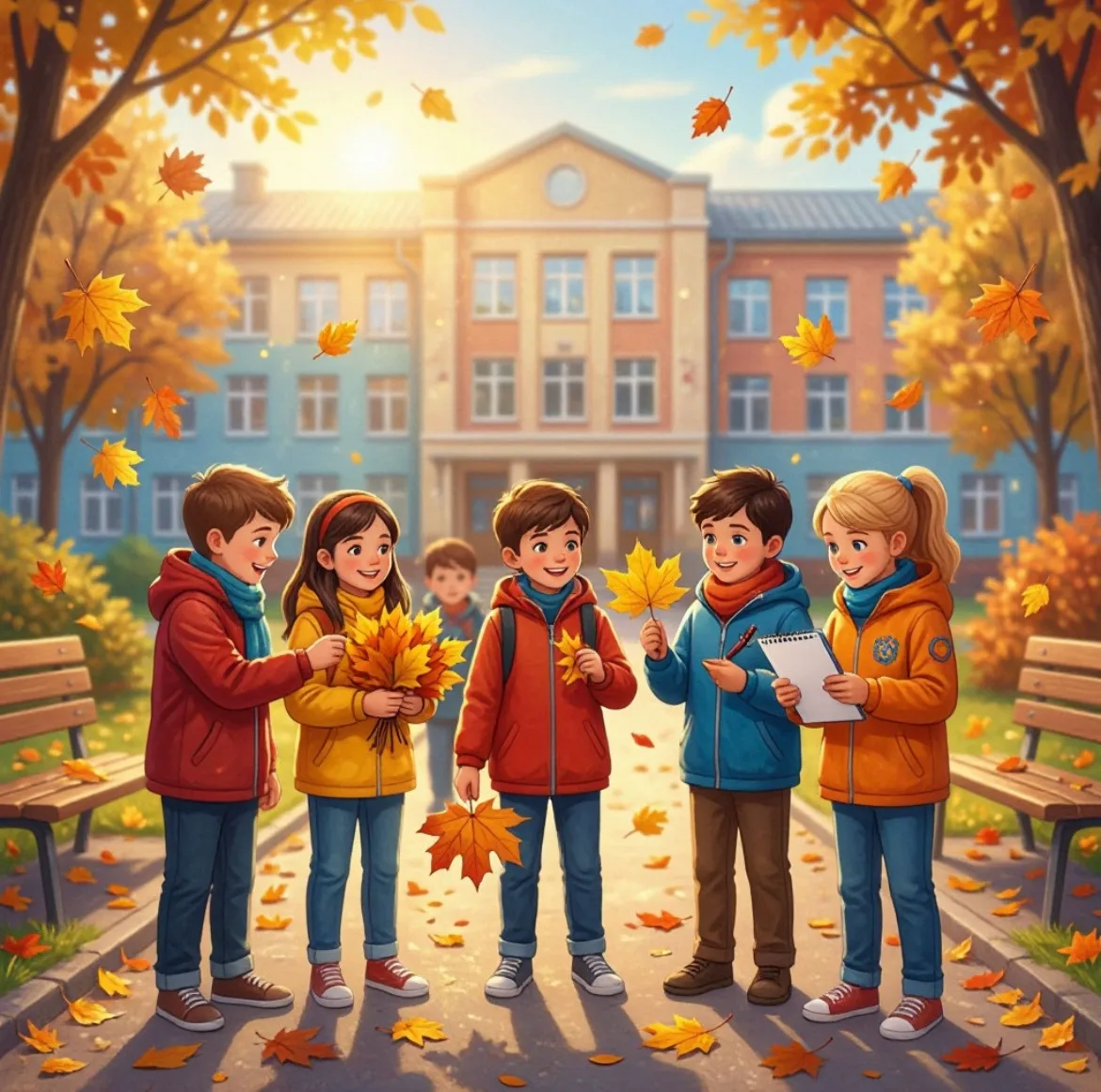 🎉 Набор в осенний школьный лагерь «Удивительные люди»! 🎉