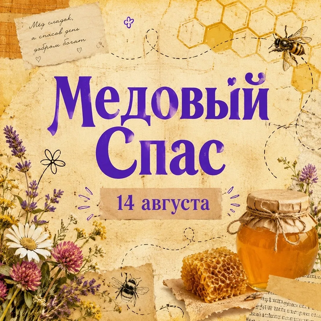 14 августа — Медовый Спас! 🍯