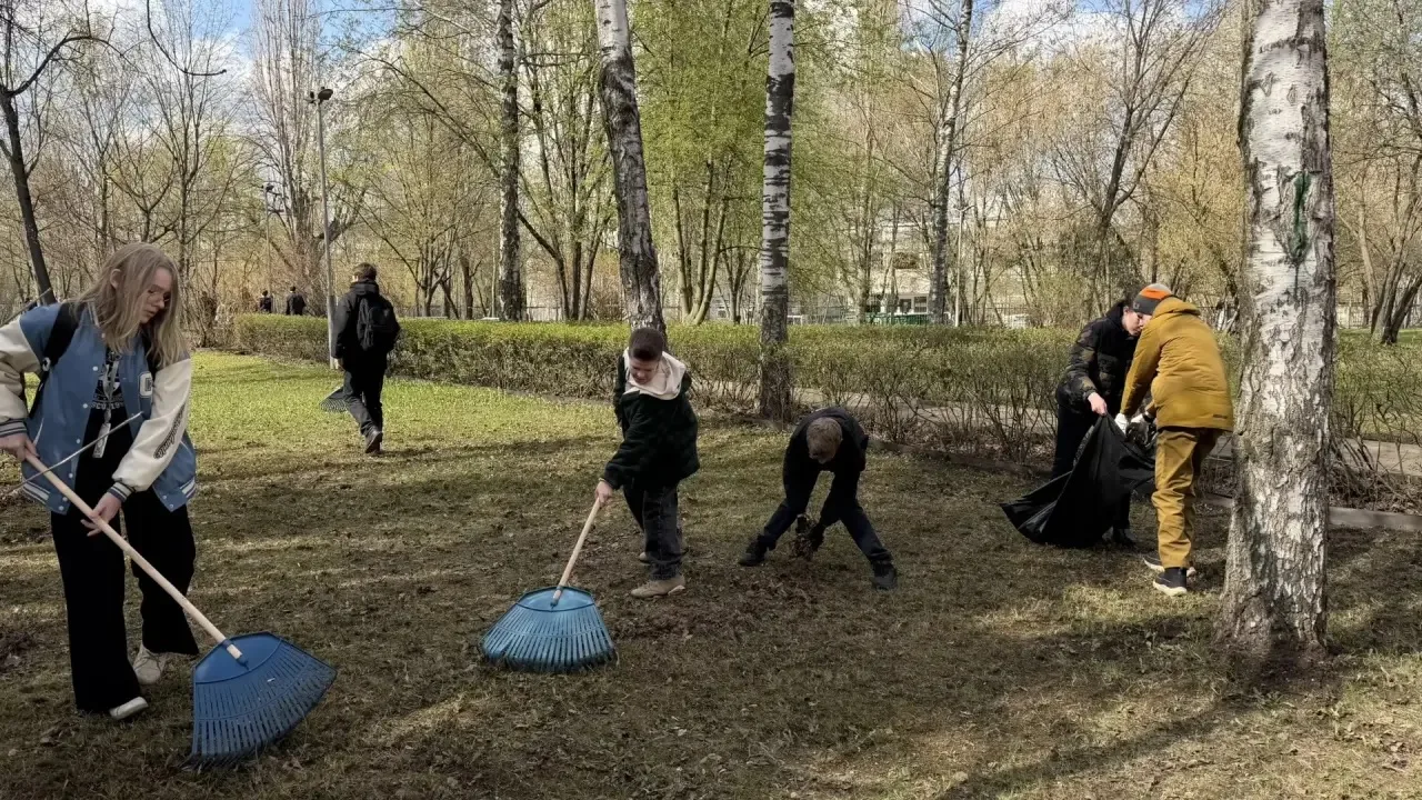 🌿 Весенний субботник в основном корпусе: вместе делаем школу чище  На этой неделе в основном корпусе