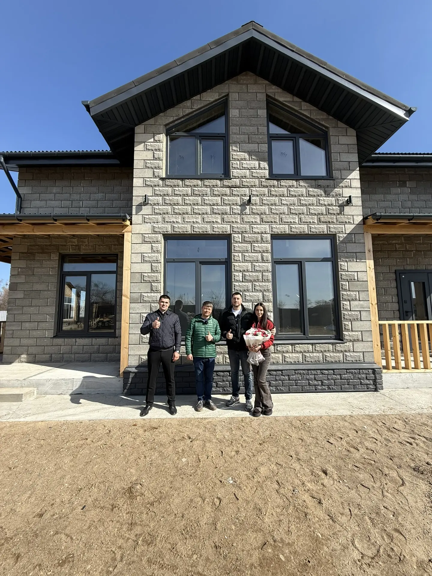 🏡На выходных сдали двухэтажный дом по нашему проекту Фрегат со вторым светом