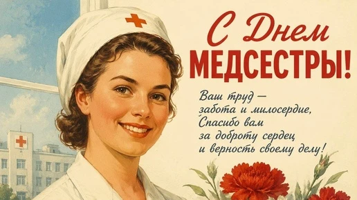 Уважаемые медицинские сёстры и  ветераны здравоохранения! Поздравляю вас с Международны...