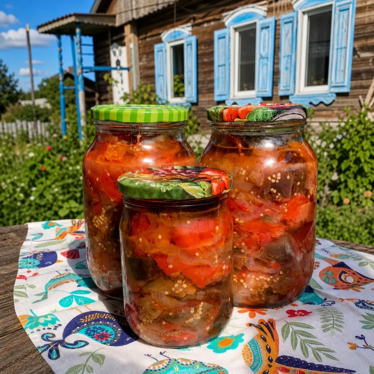 Салат «Десяточка» 🍆🌶️