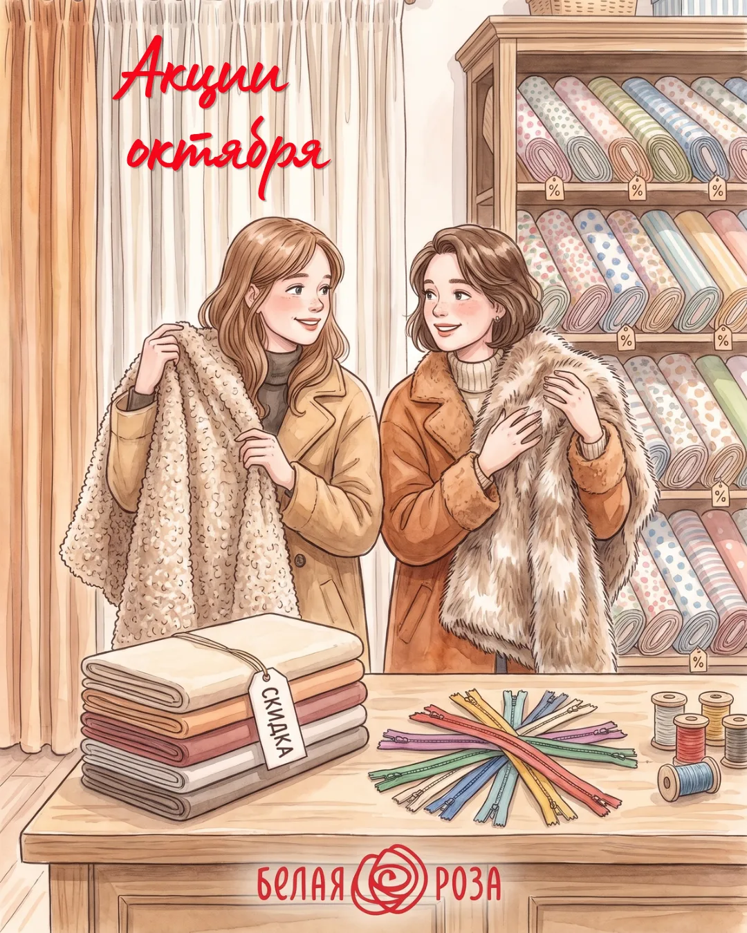 🍂 Выгодный октябрь в «Белой Розе»