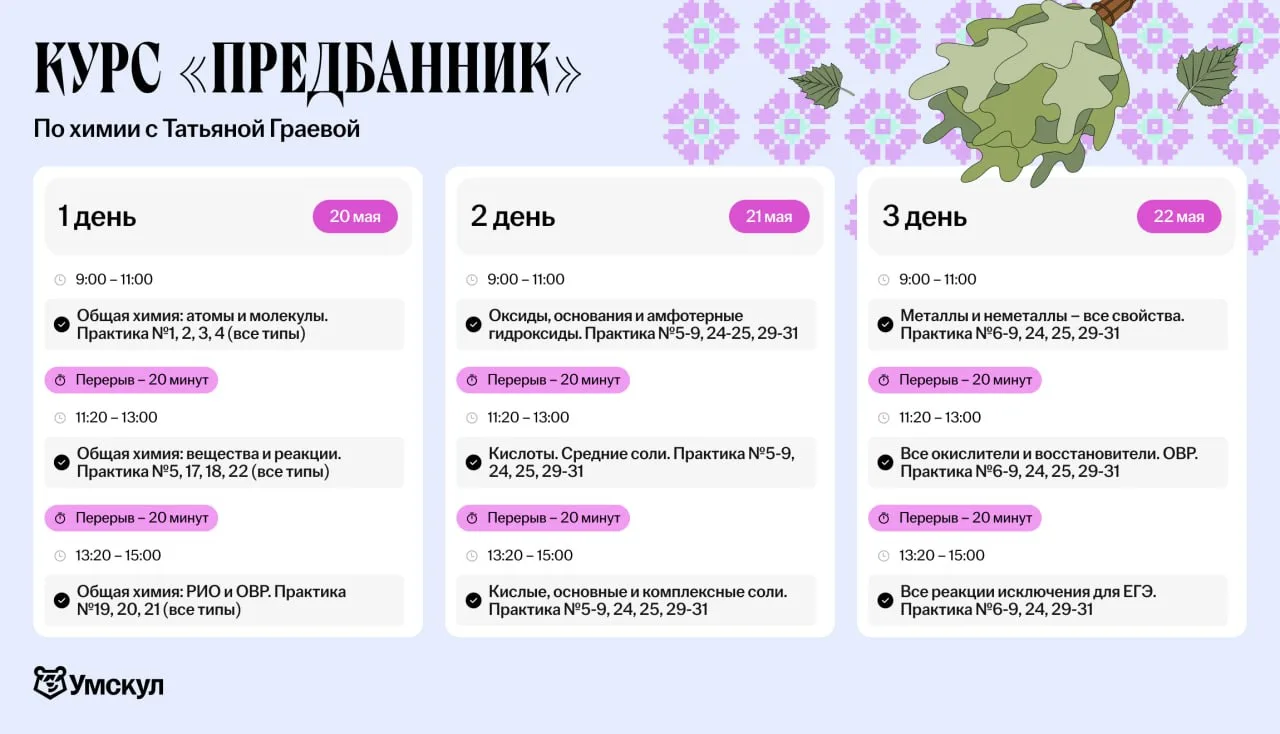ДО 30 ИЮНЯ ОТКРЫТА ЗАПИСЬ НА ПРЕДБАННИК ДЛЯ ПЕРЕСДАЮЩИХ

Друзья, напоминаю про возможность записатьс