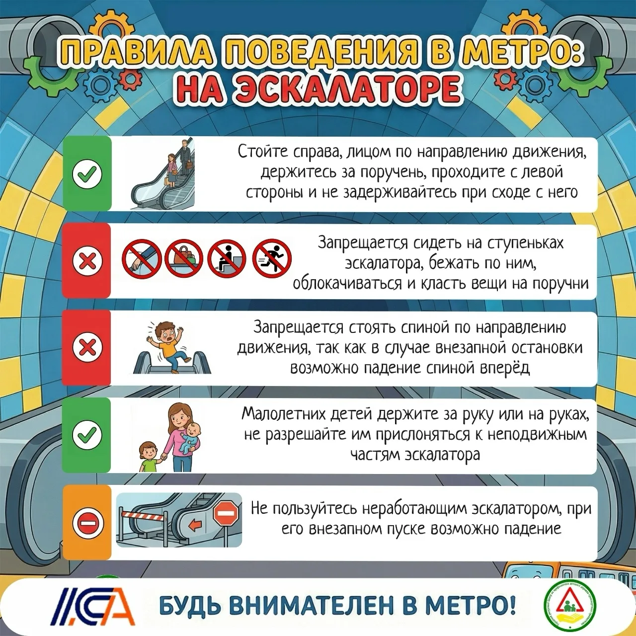 🚉 Безопасное поведение детей в общественном транспорте: советы для родителей! 🚇