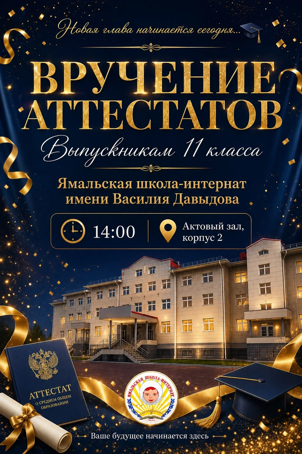 Дорогие родители!
Совсем скоро прозвучат самые важные слова для наших выпускников. Приглашаем вас на